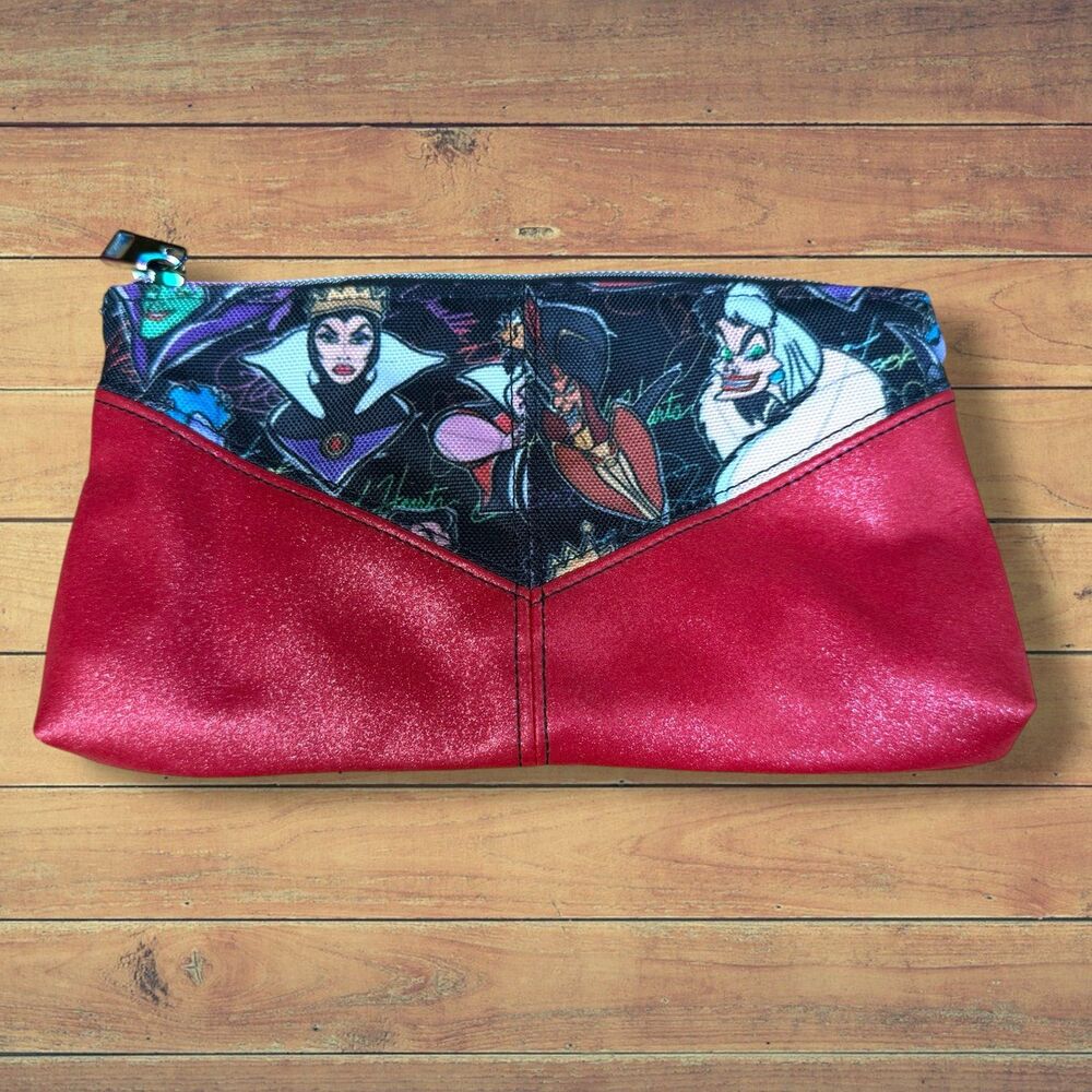 Handmade Disney Villains Zipper Pouch NEW